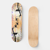 Skateboard Raven & Golden Skateboard (Recto)