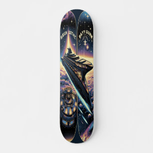 Skateboard "Raygun Gothic Space Cruise Ship Deck"