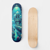 Skateboard "Raygun Gothic Underwater Research Facility Deck" (Recto)