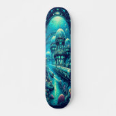 Skateboard "Raygun Gothic Underwater Research Facility Deck" (Devant)