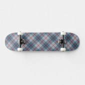 Skateboard Rayure Bleu-Rouge de plaid polarisé (Horz)
