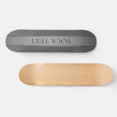 Skateboard Rayure de dégradé élégant simple couleur modifiabl (Horz)