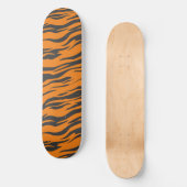 Skateboard Rayure de Tigre Sauvage - Impression d'animal Plan (Recto)