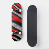 Skateboard Rayures (Recto)