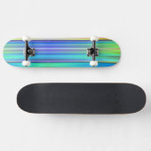 Skateboard Rayures arc-en-ciel (Horz)