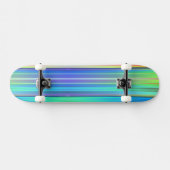 Skateboard Rayures arc-en-ciel (Horz)