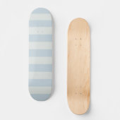 Skateboard Rayures bleu clair (Recto)
