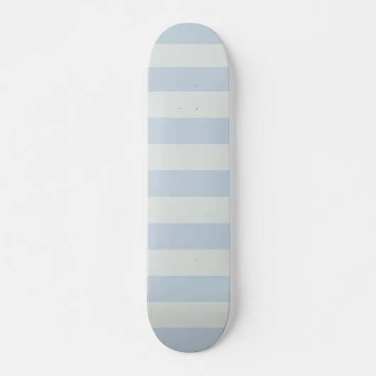Skateboard Rayures bleu clair (Devant)
