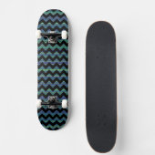 Skateboard rayures cool chevron (Devant)