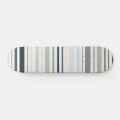 Skateboard Rayures côtières bleues (Horz)