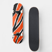 Skateboard Rayures de Tigre (Devant)