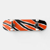 Skateboard Rayures de Tigre (Horz)