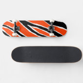 Skateboard Rayures de Tigre (Horz)