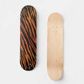 Skateboard Rayures de tigre (Recto)