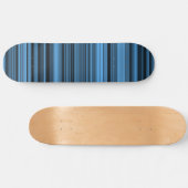 Skateboard Rayures Noir Bleu (Horz)