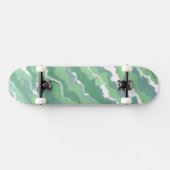 Skateboard Rayures Vertes (Horz)