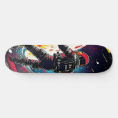 Skateboard Réalité brisée - Astronaute Artiste (Horz)