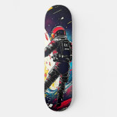 Skateboard Réalité brisée - Astronaute Artiste (Recto)