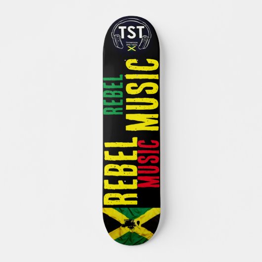 Skateboard REBEL MUSIC JMT( JAM ) Skate (Devant)