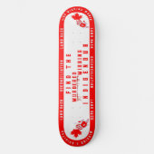 SKATEBOARD RÉCONCILIATION CANADIENNE (Recto)