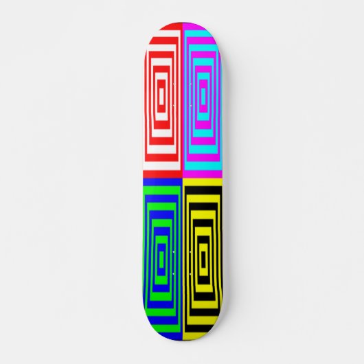 Skateboard Rectangle Crazy Skate (Devant)