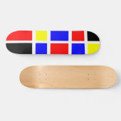 Skateboard Rectangles colorées 06 - Old School (Horz)