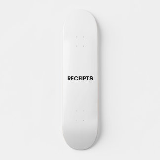 Skateboard reçus
