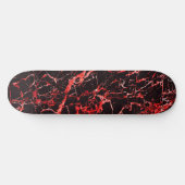 Skateboard Red and Black Marble, (Horz)