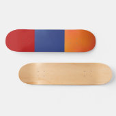 Skateboard Red Blue Orange Skate (Horz)