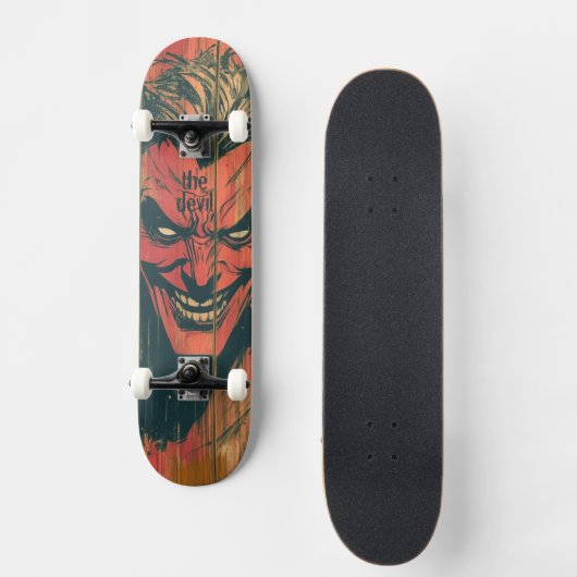 Skateboard Red Devil (Recto)