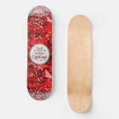 Skateboard Red Gorgey Emerald Joyeux Noël (Recto)