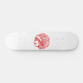 Skateboard Red Indian (Horz)