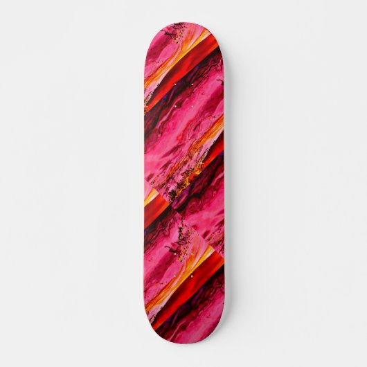 Skateboard Red Maui vagues Thunder_Cove (Devant)
