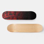 Skateboard Red Nite black gradient polygon swirl personalize (Horz)