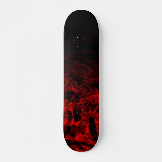 Skateboard Red Nite black gradient polygon swirl personalize (Devant)