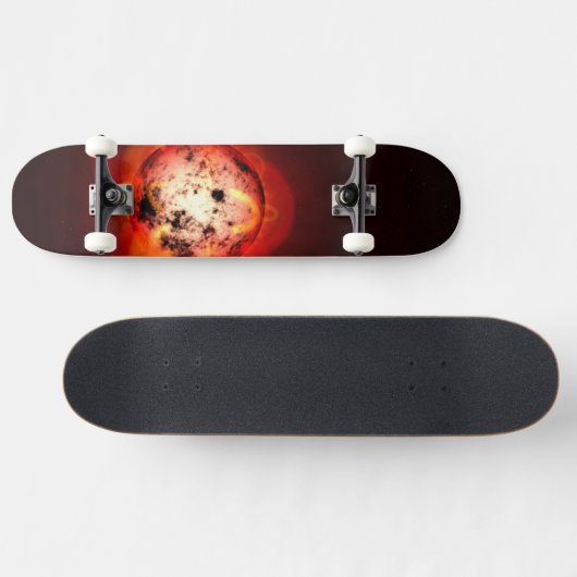 Skateboard Red Nwarf Star Orbité Par Une Hypothétique Exoplan (Horz)