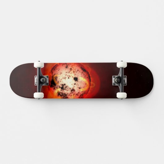 Skateboard Red Nwarf Star Orbité Par Une Hypothétique Exoplan (Horz)