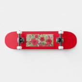 Skateboard Red Petunias (Horz)