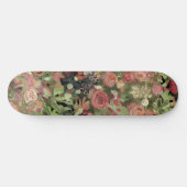 Skateboard Red roses art (Horz)