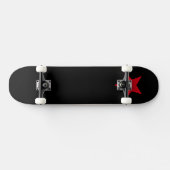 Skateboard Red Star (Horz)