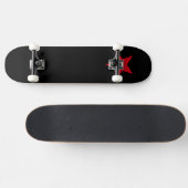 Skateboard Red Star (Horz)