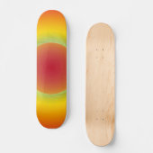 Skateboard Red Sun Blue (Recto)