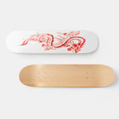 Skateboard Red Zircon Dragon (Horz)