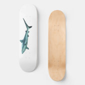Skateboard Reefshark - Conception abstraite - Découpe d'une p (Recto)