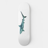 Skateboard Reefshark - Conception abstraite - Découpe d'une p (Recto)