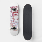 Skateboard Regardez dans mes yeux  (Recto)