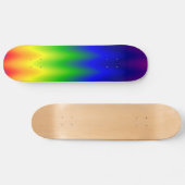 Skateboard - Regenbooggolf (Horizontaal)