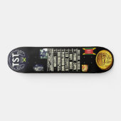 Skateboard REGGAE  / Planche à roulettes Dennis Thompson 7 3/ (Horz)