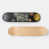 Skateboard REGGAE  / Planche à roulettes Dennis Thompson 7 3/ (Horz)