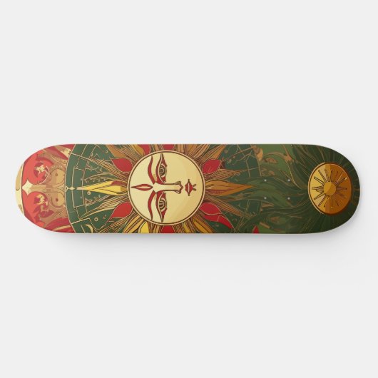 Skateboard Reggae Sun King (Horz)